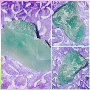 New Healing Raw Green Fluorite Stone